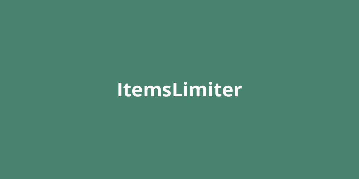 ItemsLimiter Cover image
