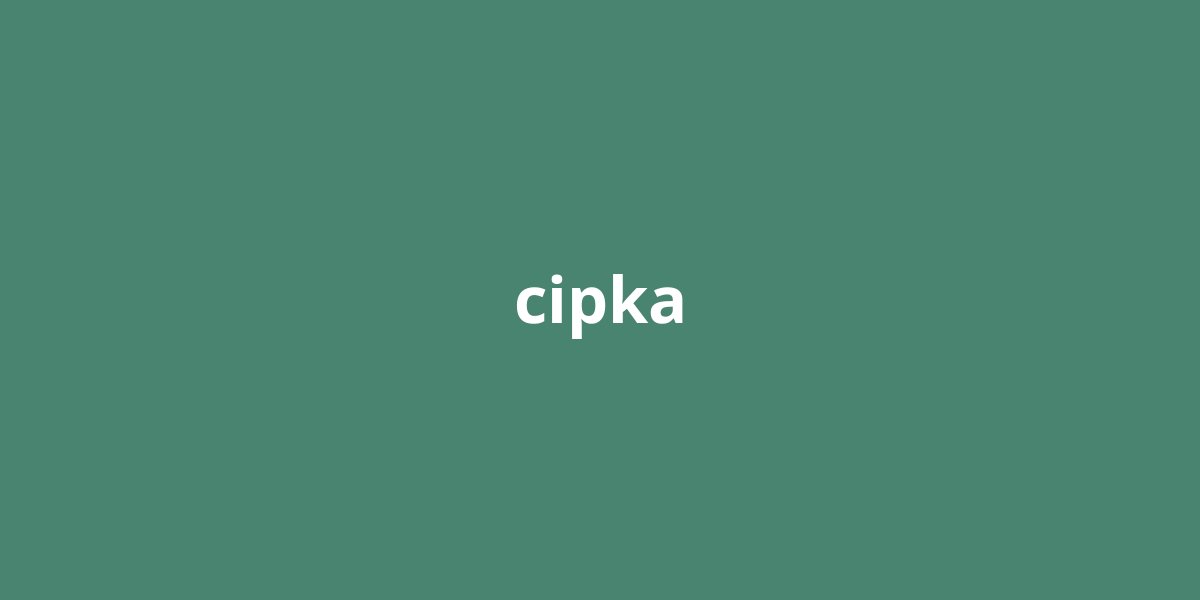cipka Cover image